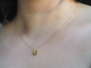 Mini Rose Charm Necklace