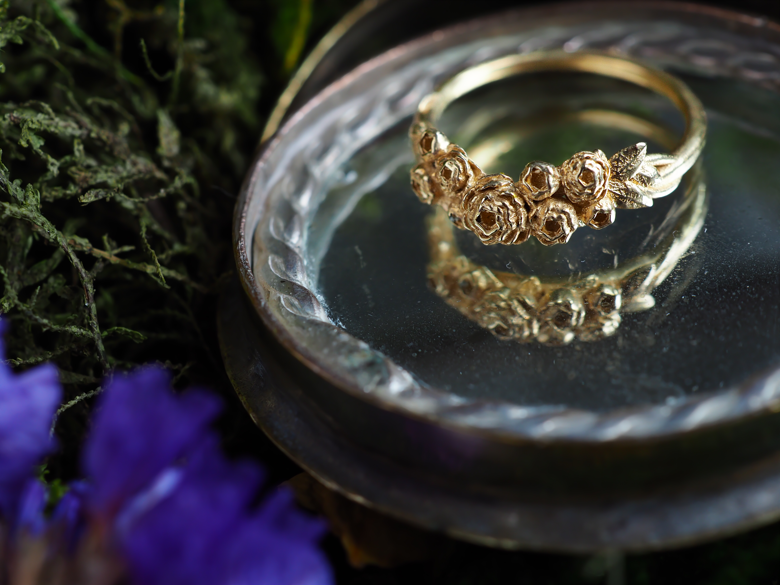 Enchanted Peony Bloom Ring