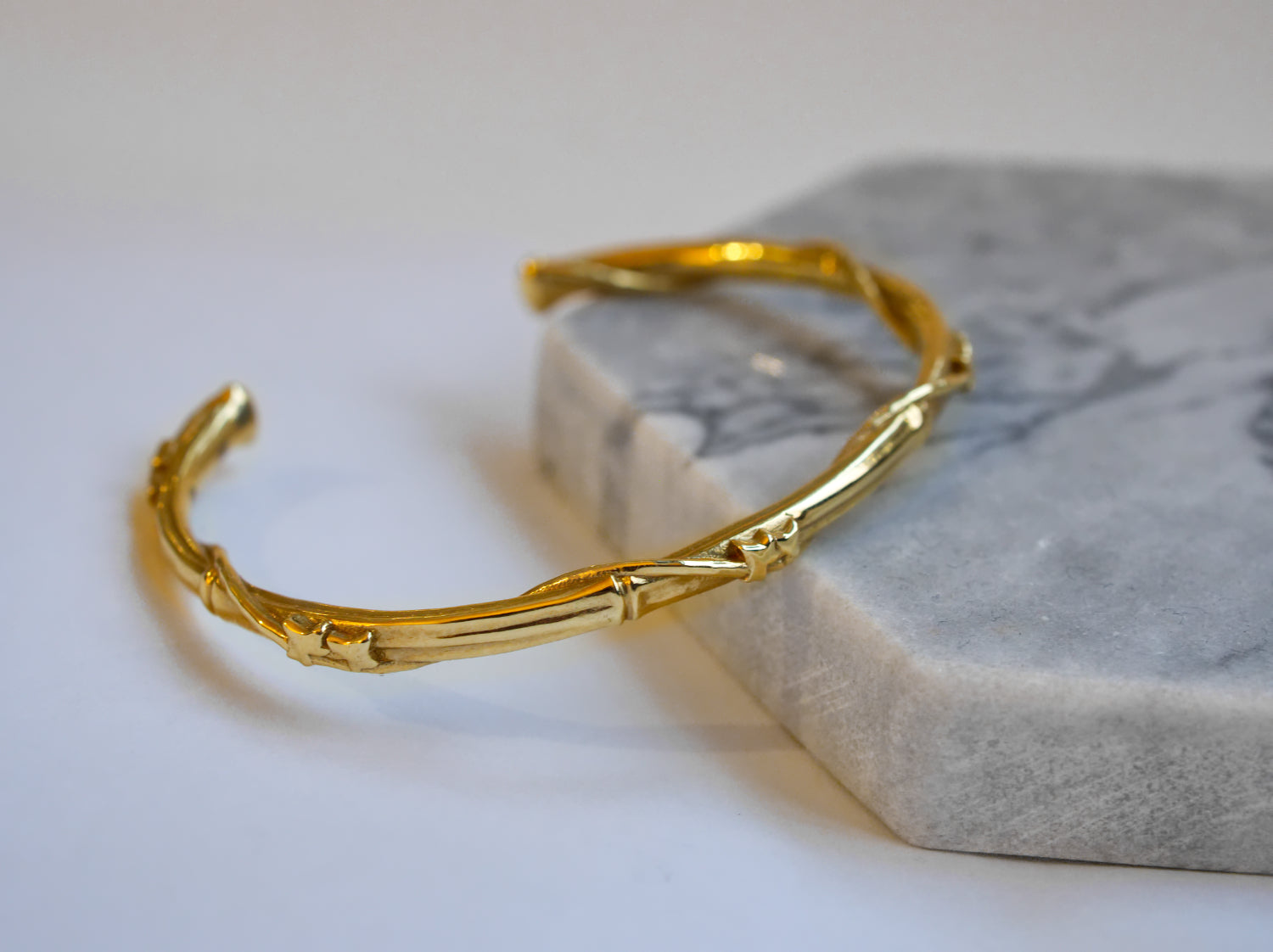 Jewelry - Ivy Wrap Bamboo Cuff Bracelet - Two Perfect Souls