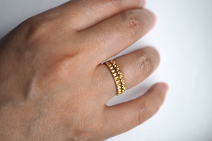 Jewelry - Geometric Stack Rings Set 2 - Square and Tetris - Two Perfect Souls
