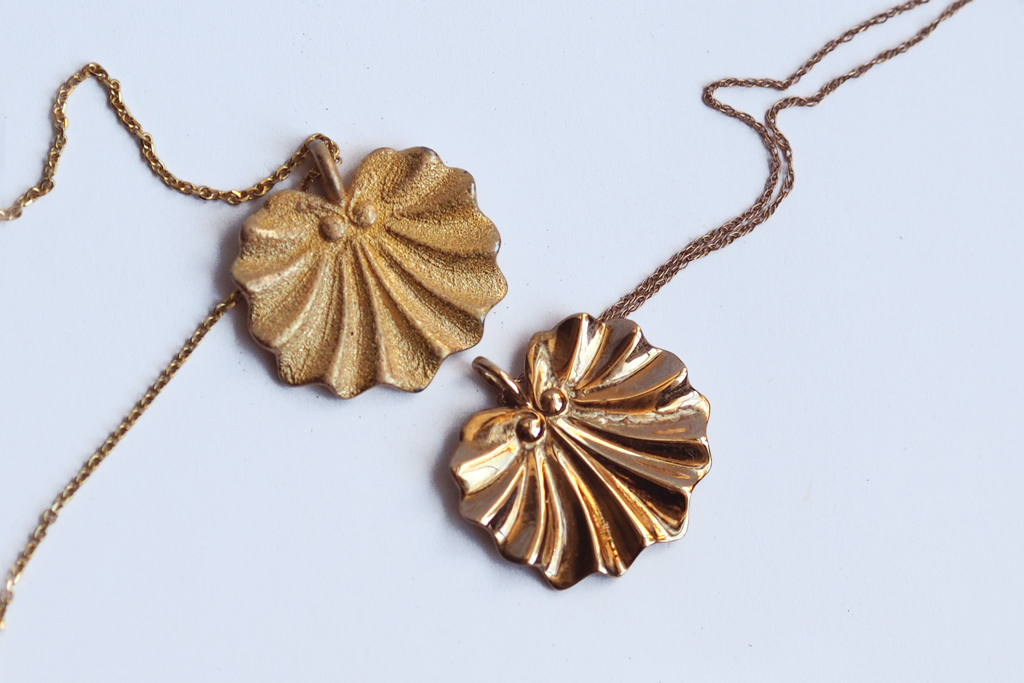 Jewelry - Seashell Fan Necklace - Two Perfect Souls