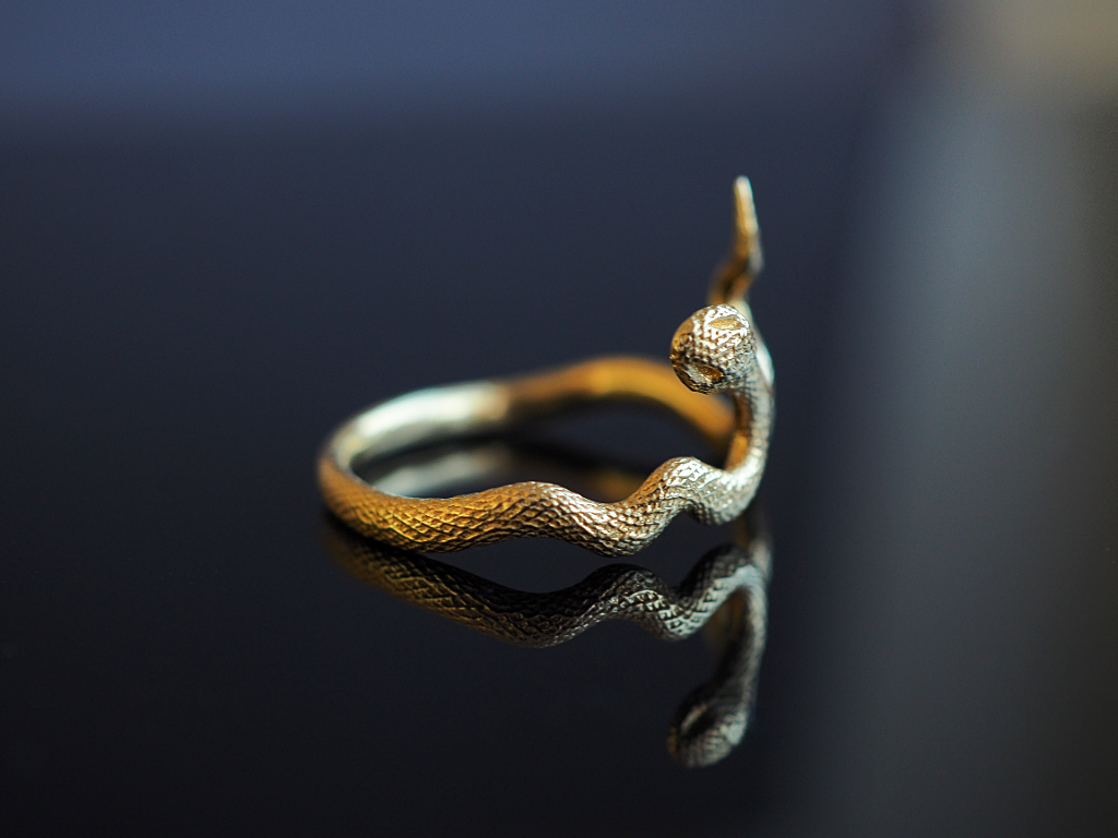 Winding Snake Stacking Ring