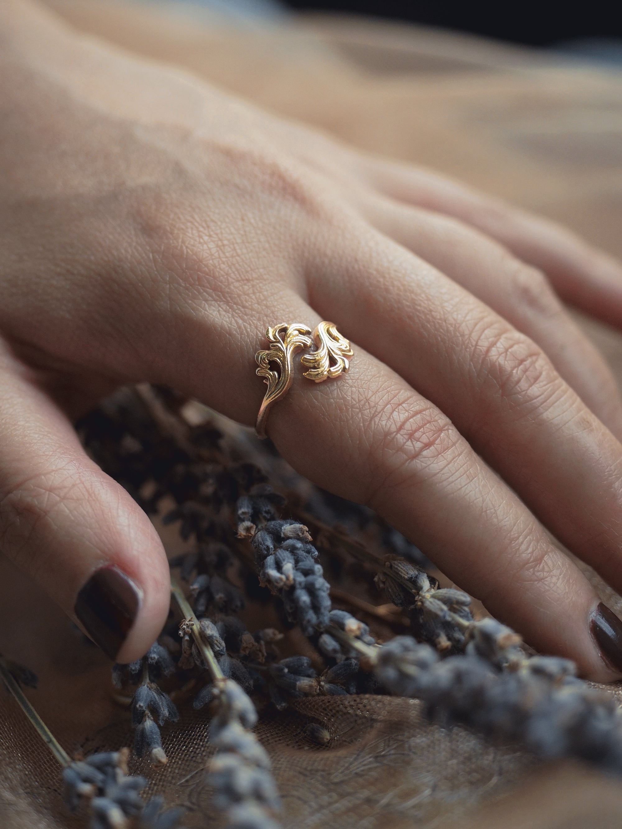 The Wisteria Statement Ring